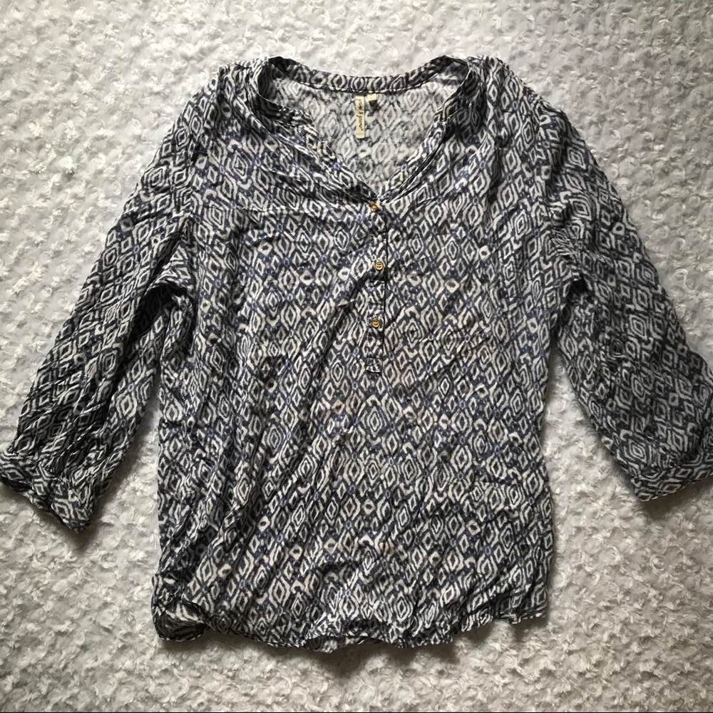 GRAND & GREENE: 3/4 sleeve top